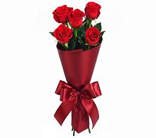 Букет 5 Красных роз Эдлесс Лав в Духовницкое