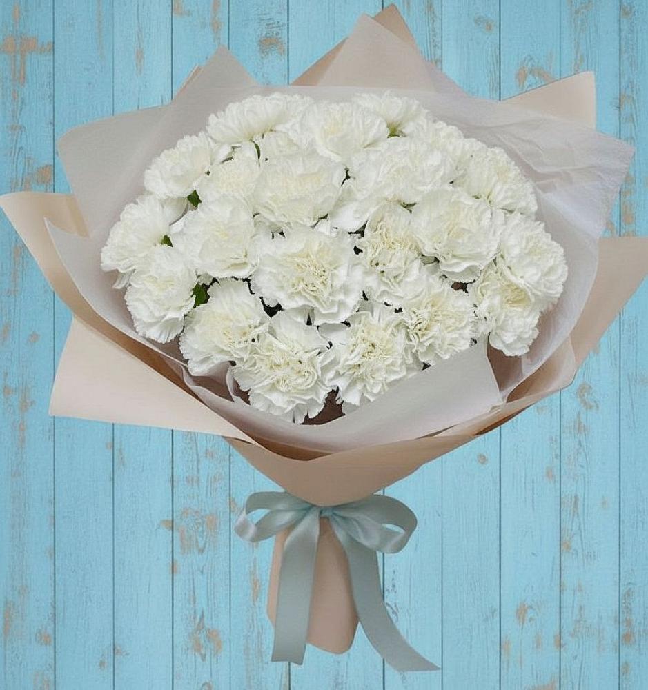 Букет цветов из: Гвоздики в Духовницкое