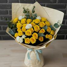 Букет цветов из:  Розы в Духовницкое