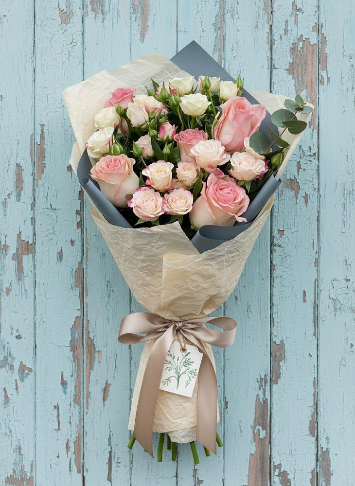 Букет цветов из: Розы в Духовницкое