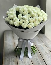Букет 35 Белых роз в Духовницкое