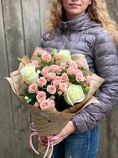 Букет цветов из:  Розы в Духовницкое