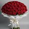 Букет 101 Красная роза Блэк Мэджик в Духовницкое