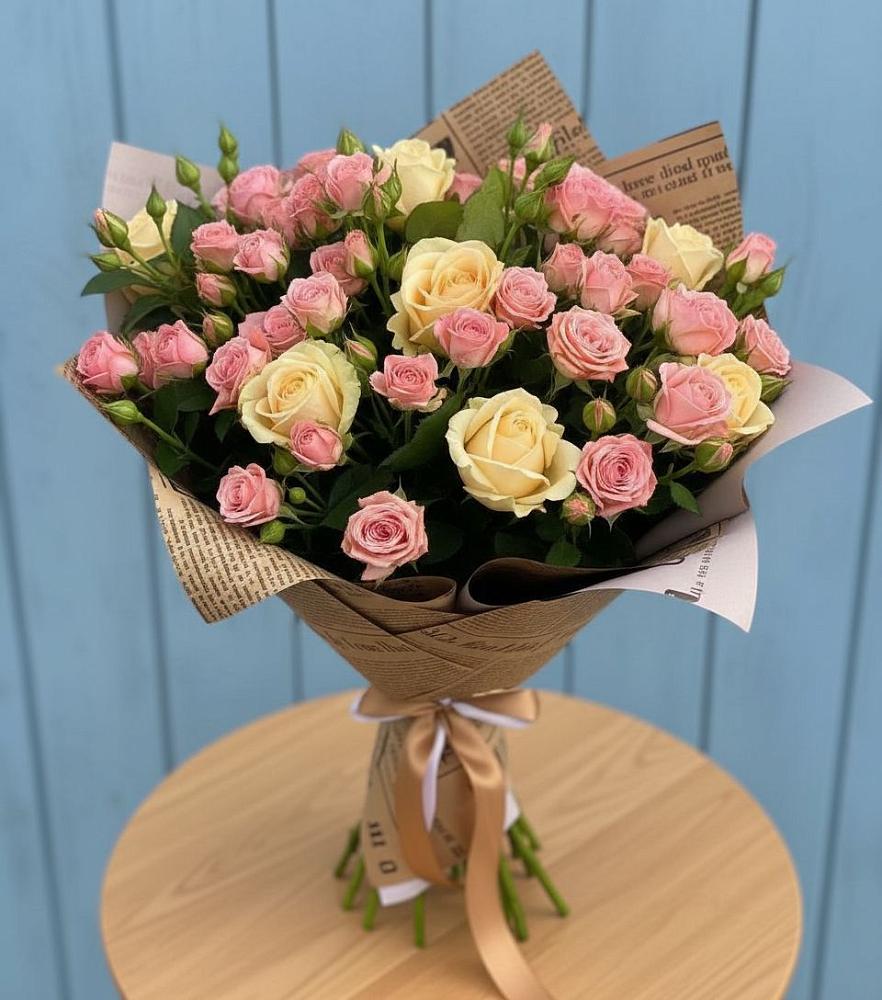 Букет цветов из: Розы в Духовницкое