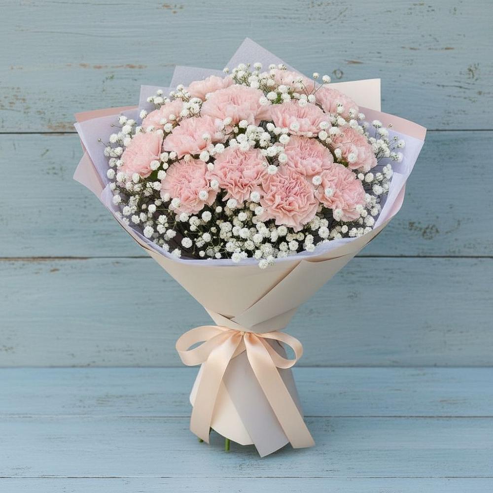 Букет цветов из: Гвоздики в Духовницкое