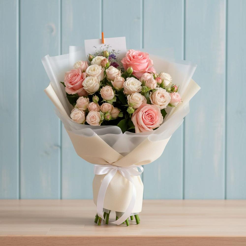 Букет цветов из: Розы в Духовницкое