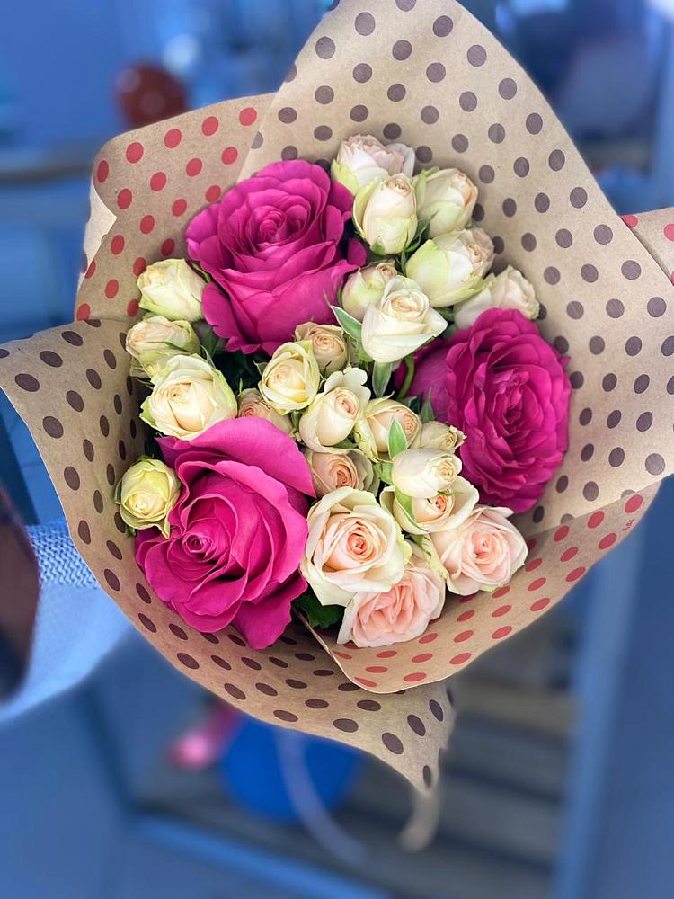 Букет цветов из: Розы в Духовницкое