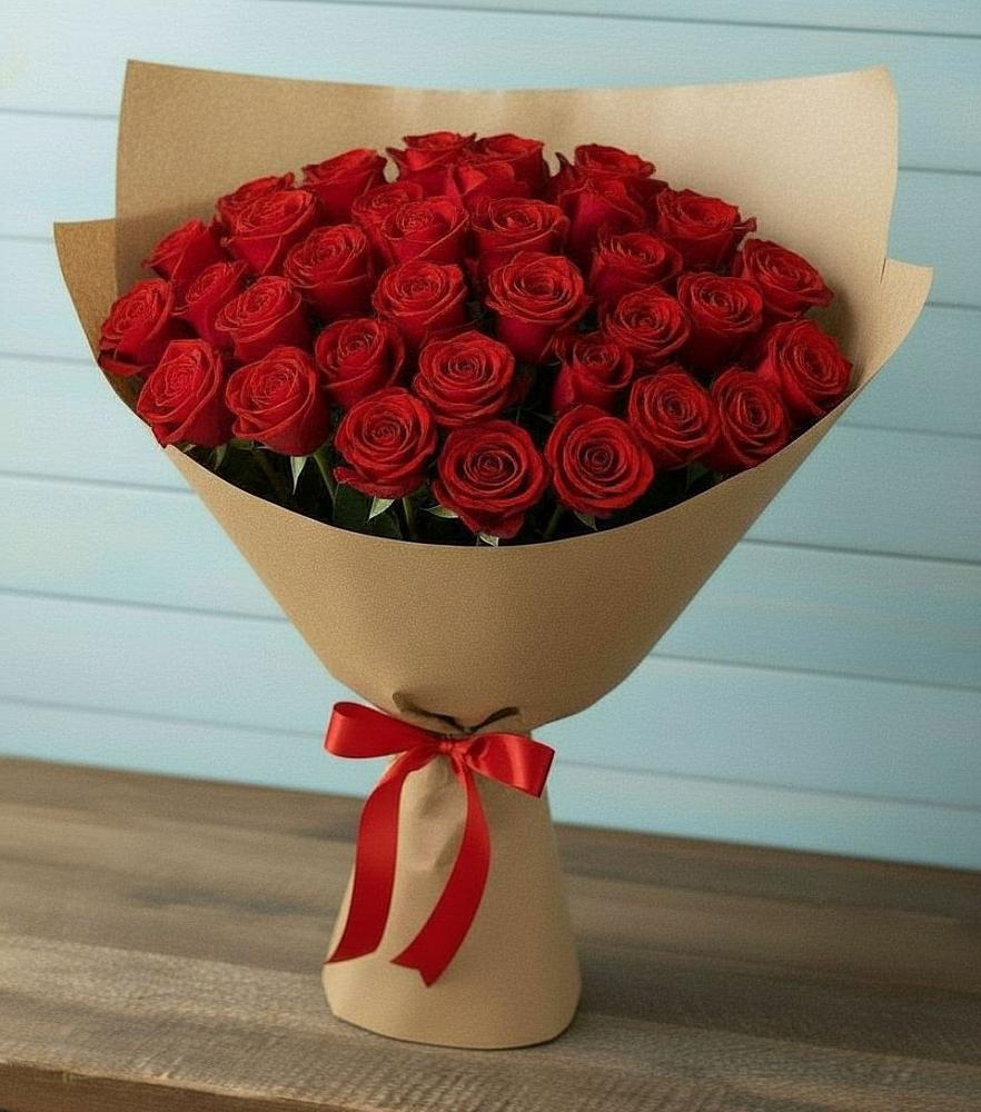 Букет Красные розы Милано в Духовницкое