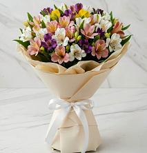 Букет цветов из:  Альстромерии в Духовницкое