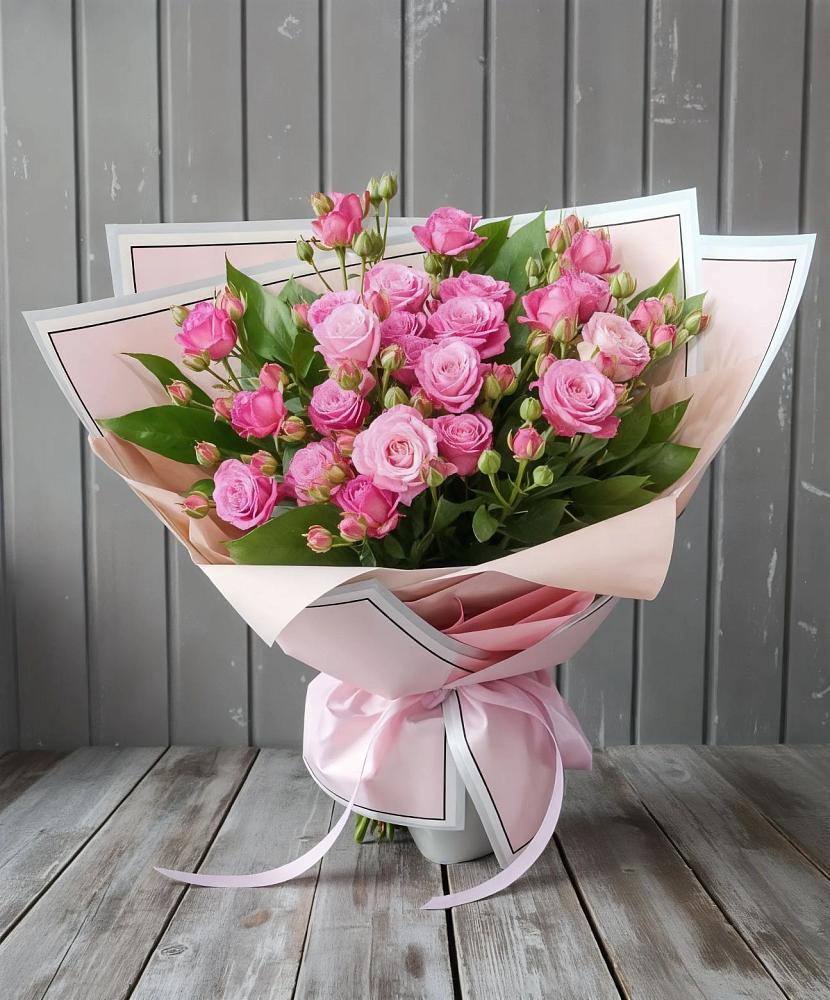 Букет Розовый кустик в Духовницкое