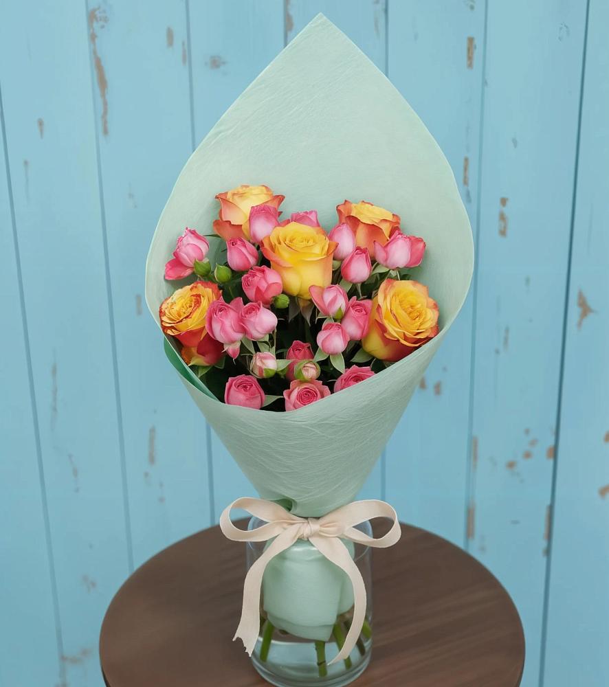 Букет цветов из: Розы в Духовницкое