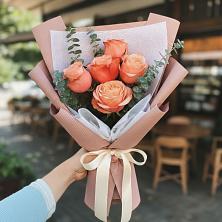 Букет цветов из:  Розы в Духовницкое