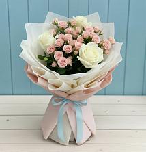 Букет цветов из:  Розы в Духовницкое