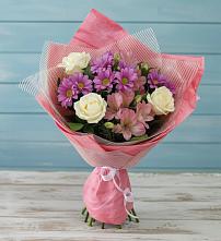 Букет цветов из:  Герберы в Духовницкое