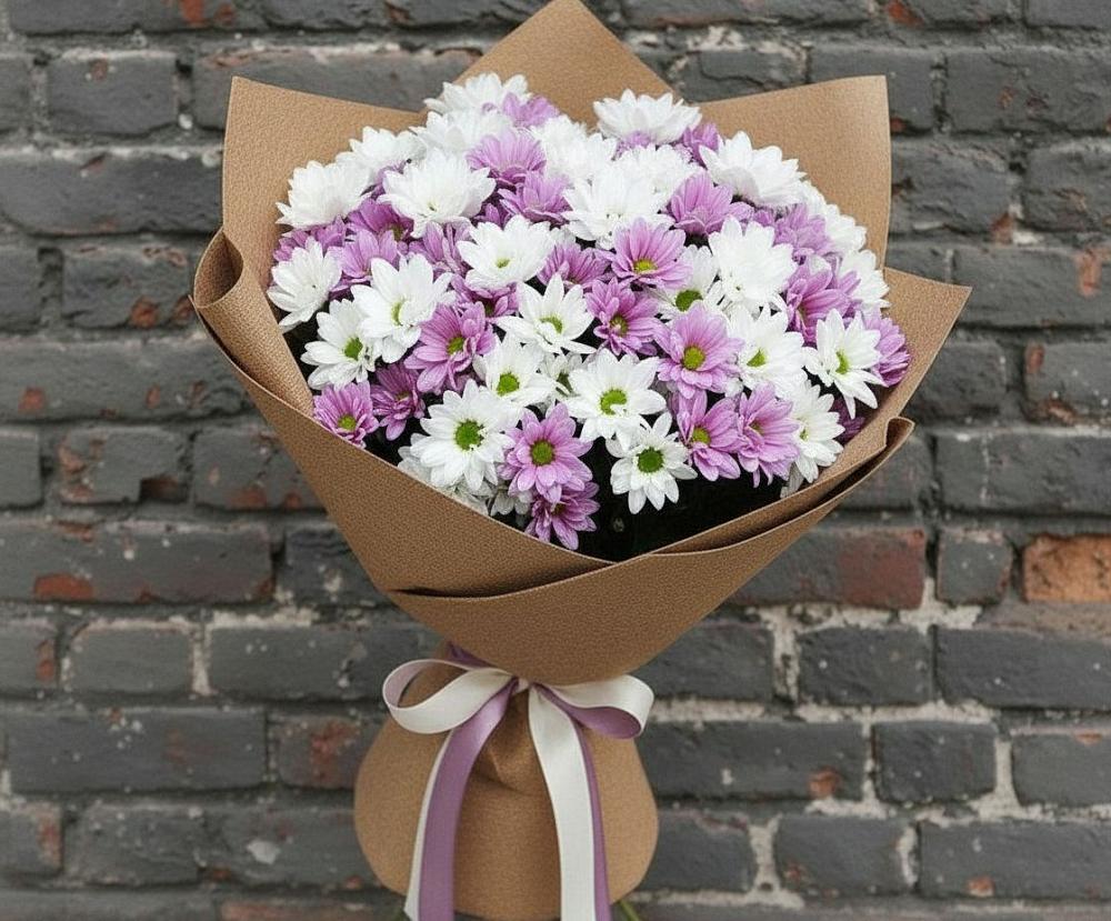 Букет цветов из: Хризантемы в Духовницкое