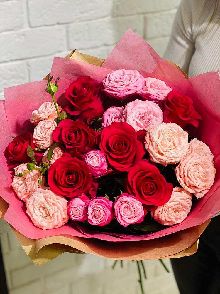 Букет цветов из: Розы в Духовницкое