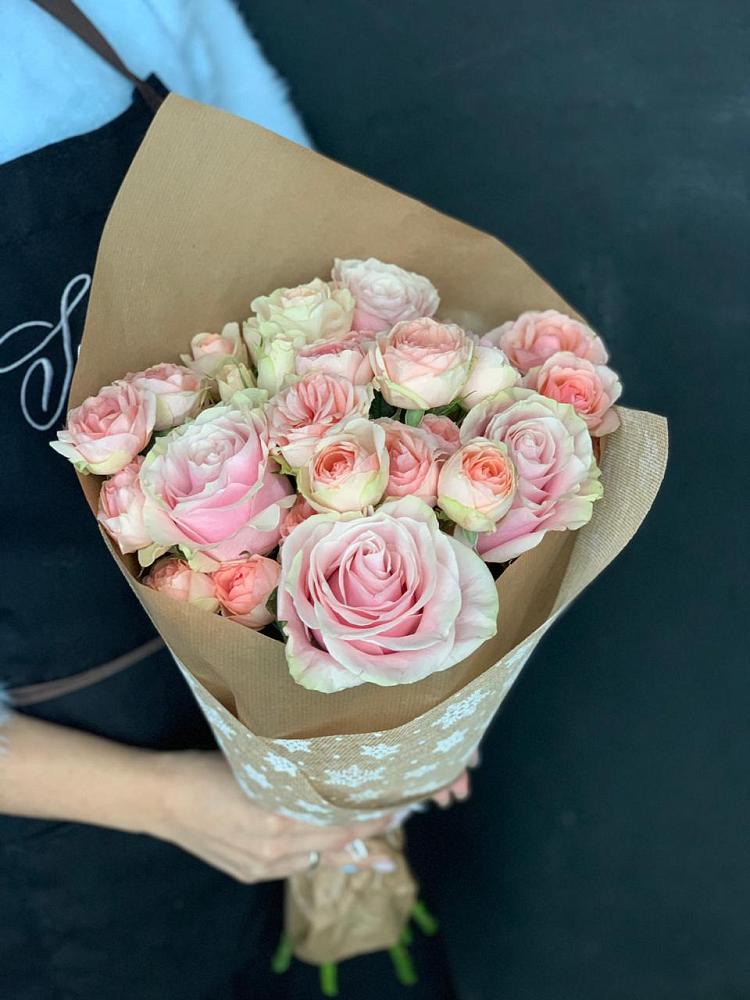 Букет цветов из: Хризантемы и Розы в Духовницкое