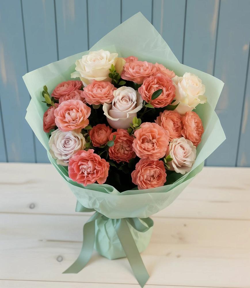 Букет цветов из: Розы в Духовницкое