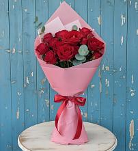 Букет цветов из:  Розы в Духовницкое