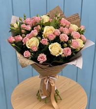 Букет цветов из:  Розы в Духовницкое