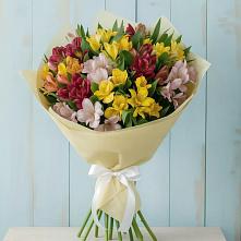 Букет цветов из:  Альстромерии в Духовницкое