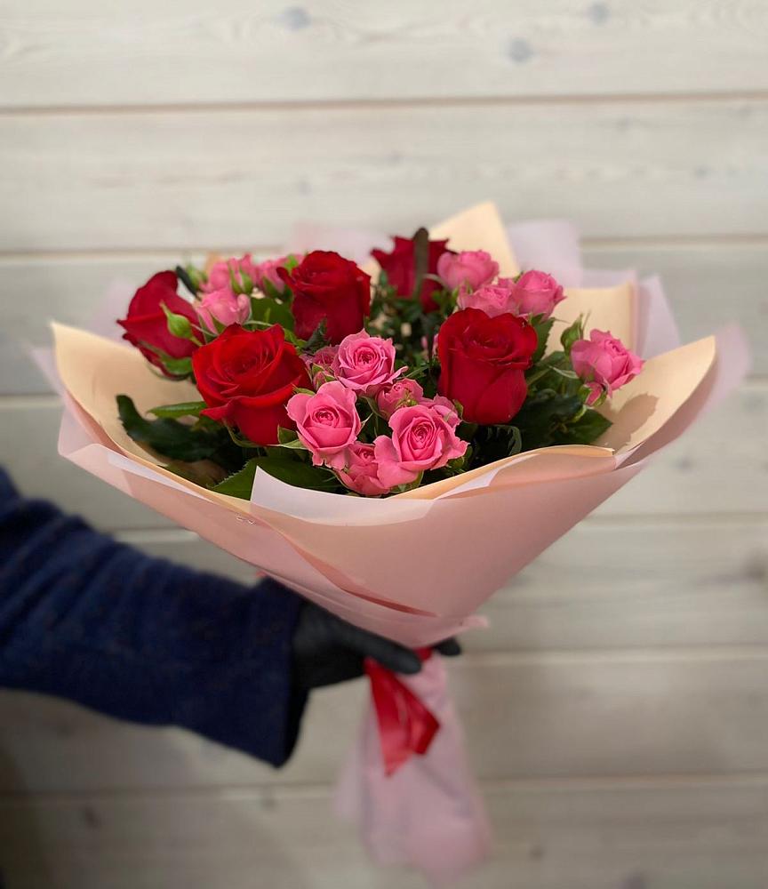 Букет цветов из: Розы в Духовницкое