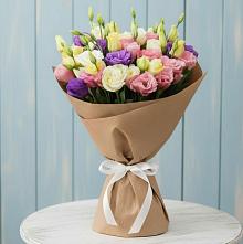 Букет цветов из:  Лизиантусы в Духовницкое