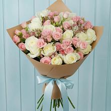 Букет цветов из:  Розы в Духовницкое