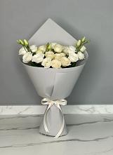 Букет цветов из:  Розы и Лизиантусы в Духовницкое